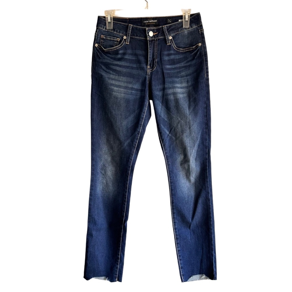 New Lucky Brand Lolita Skinny Ankle Jeans Women's 4/27 Dark Wash Denim Stretch